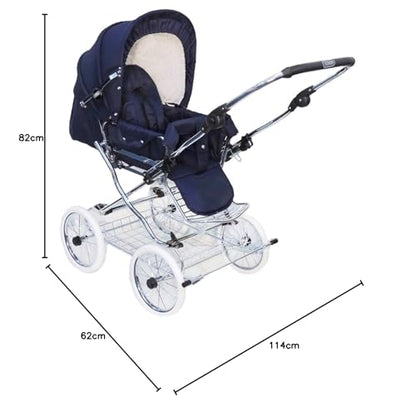 Eichhorn Pushchairs with Leather Strap Frame and Sliding Öhen Adjustment