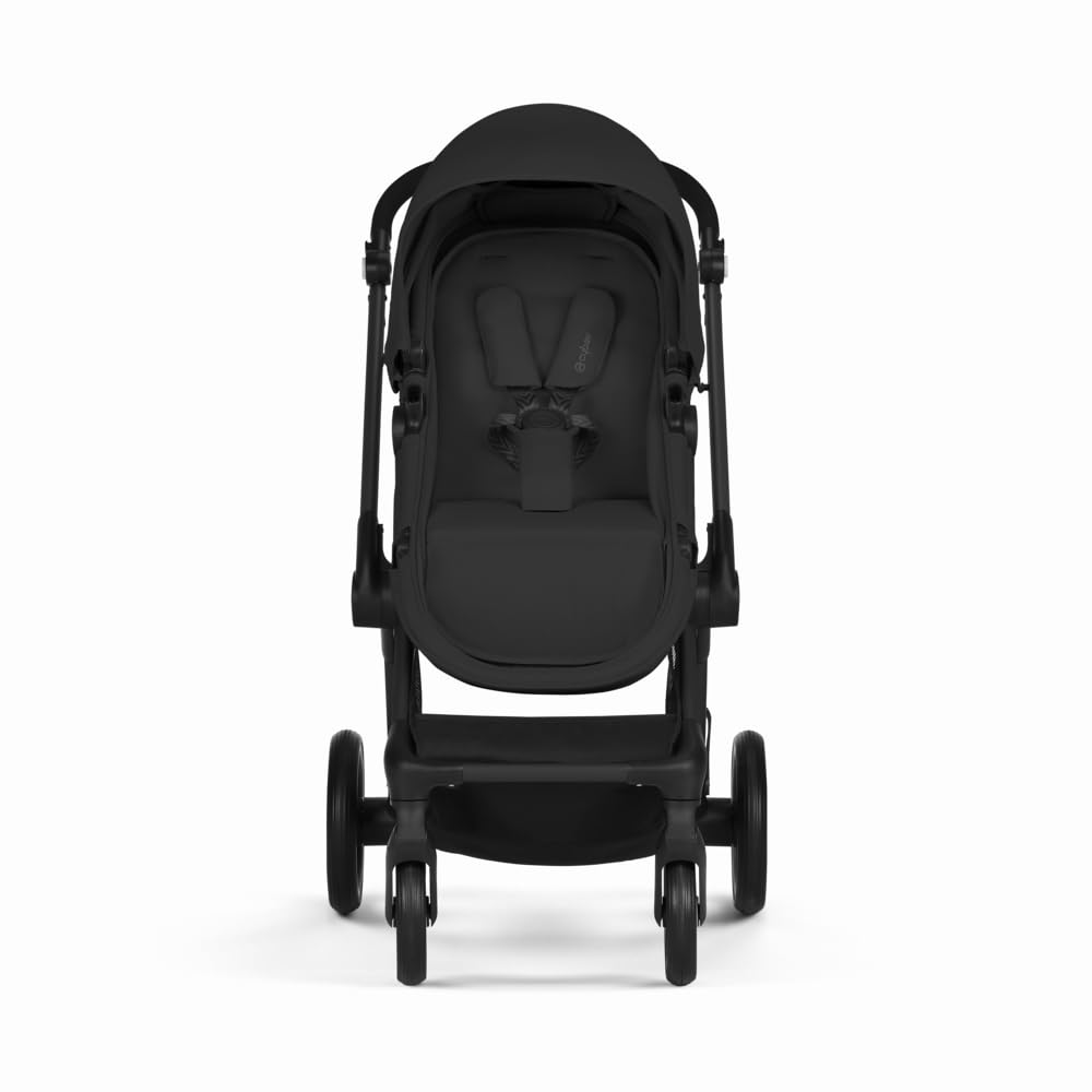 CYBEX Gold Kinderwagen EOS 2-in-1, Reisesystem, Ab Geburt bis 22 kg (ca. 4 Jahre), Lava Grey