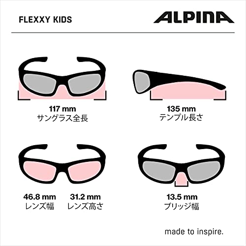 ALPINA Unisex Kinder Sonnenbrille Sonnenbrille (1er Pack)