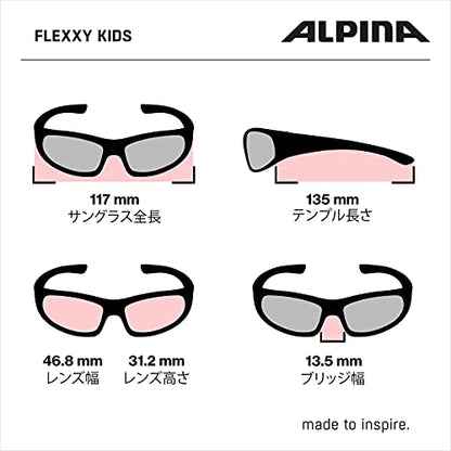 ALPINA Unisex Kinder Sonnenbrille Sonnenbrille (1er Pack)