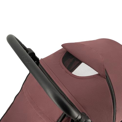 MoMi Kinderbuggy CLARA, Kinderwagen ab dem 6. Lebensmonat, bis 22 kg Körpergewicht, 5-Punkt-Sicherheitsgurt, Fußsack, Getränkehalter, Einkaufskorb, Wickeltasche, Insekten- und Regenschutz