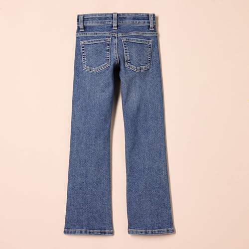 Essentials Mädchen Schmal geschnittene Bootcut-Jeans aus Stretch