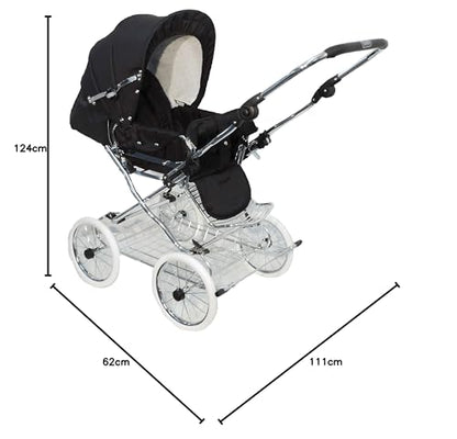 Eichhorn Pushchairs with Leather Strap Frame and Sliding Öhen Adjustment