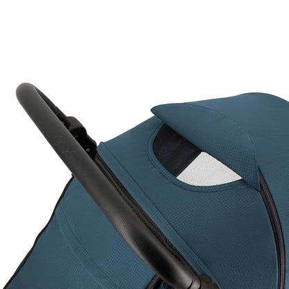 MoMi Kinderbuggy CLARA, Kinderwagen ab dem 6. Lebensmonat, bis 22 kg Körpergewicht, 5-Punkt-Sicherheitsgurt, Fußsack, Getränkehalter, Einkaufskorb, Wickeltasche, Insekten- und Regenschutz