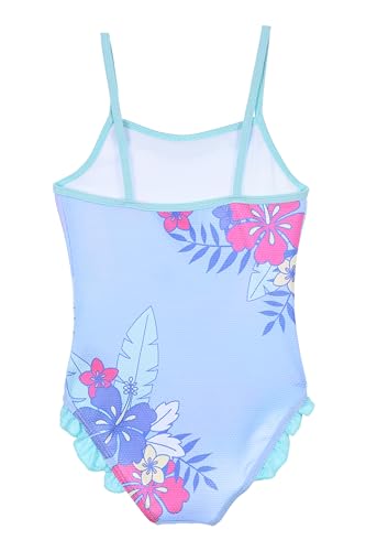 Disney Girls Stitch Swimsuit Rainbow One Piece Swimsuit for Girls Sizes 3 to 8 Years