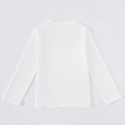 Kinder Hase Langarmshirt für Mädchen Jungen Baumwolle Rundhals Langarm Shirt Ostergeschenke Cartoon Bunny Oberteile Tops 2-7 Jahre