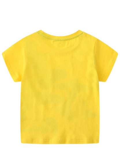 YOUNGSOUL Jungen T-Shirt Dinosaurier Kinder Kurzarm Tee Shirt Sommer Tops 3er-Pack