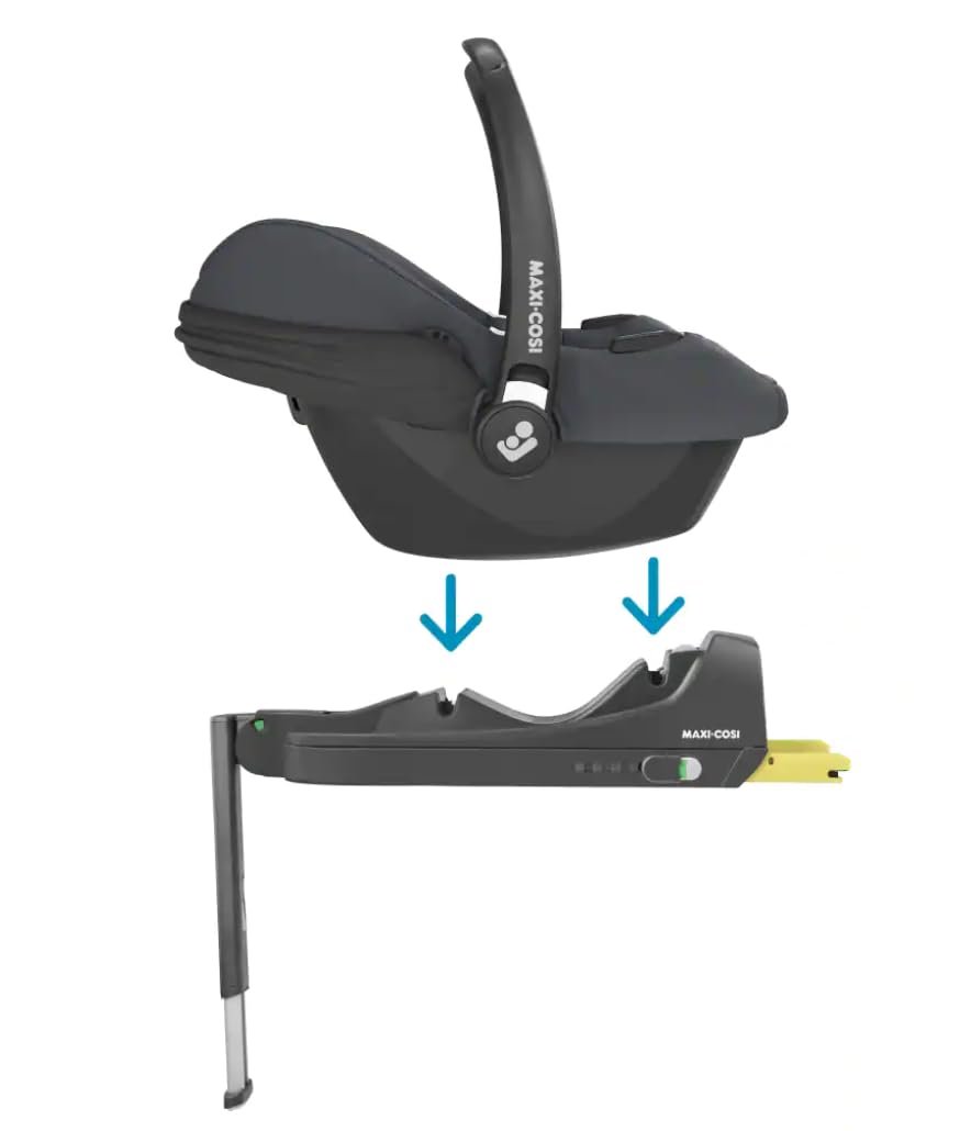 Maxi-Cosi CabrioFix i-Size, i-Size Babyschale Gruppe 0+ Autositz ab 40 bis 75 cm 0-12 kg Essential Graphite