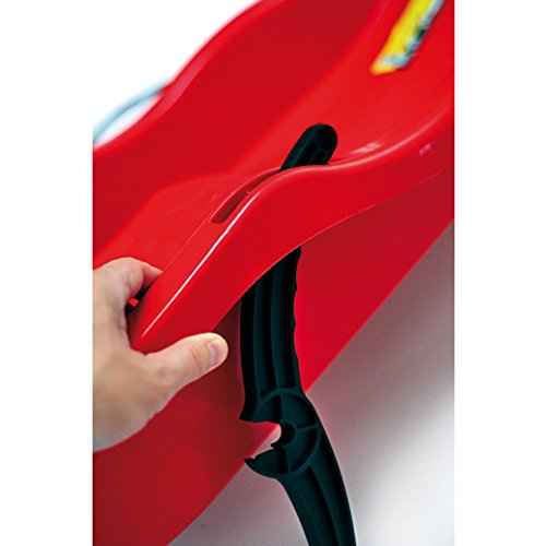 Unknown - Bob, Sledge, Toboggan, Snow Glider with Brakes - Plastic, Pull Rope, Choice of 3 Colours