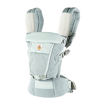 Ergobaby Adapt Babytrage für Neugeborene ab Geburt, 3-Positionen SoftFlex Mesh Ergonomische Babybauchtrage Rückentrage Baby-Tragetasche, Natural Beige, 1 Einheit