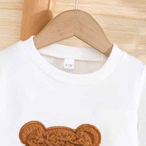 Toddler Baby Boys Outfit Colour Block Letter Print Sweatshirt Top + Plain Trousers Baby Autumn Spring 2-Piece Clothing Set