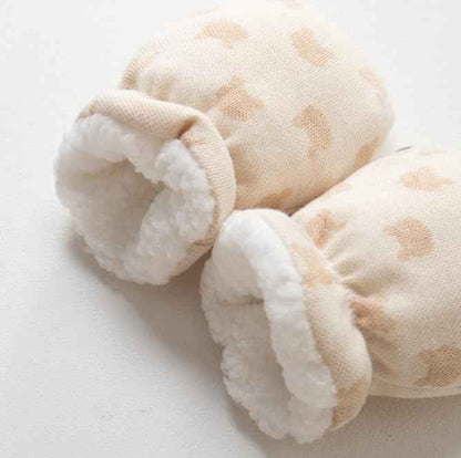 Fäustlinge Baby Neugeboren Kratzfäustlinge Kratzhandschuhe Winter Säuglinge Handschuhe Anti Kratzfäustel Fausthandschuhe Warm Gloves, 0-1 Jahre alt