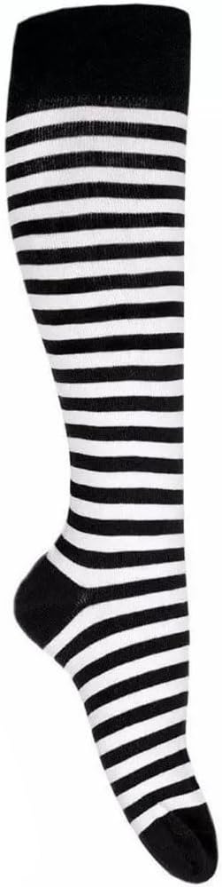 Gestreifte Strümpfe, Klassische gestreifte Socken für Kinder, hohe Qualität mit gekammter Baumwolle