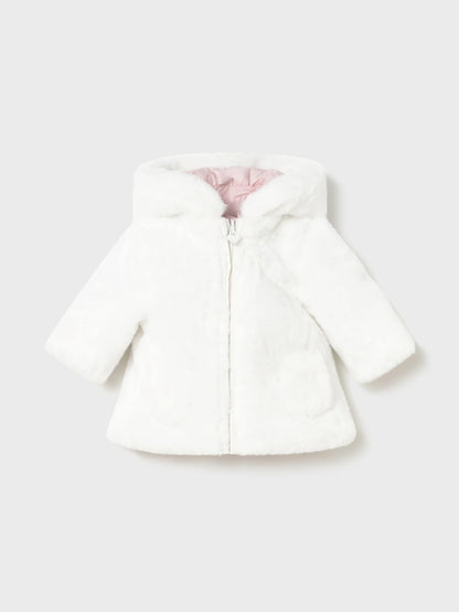 Mayoral Baby Girls Reversible Jacket Baby Pink