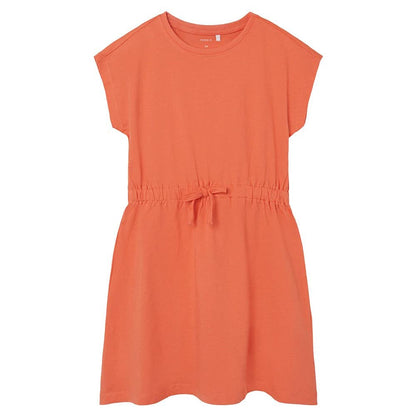 NAME IT Girls' Nkfmie SS Dress Noos