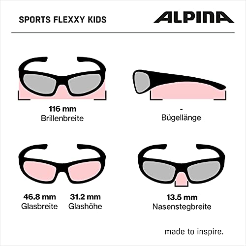 ALPINA Unisex Kinder Sonnenbrille Sonnenbrille (1er Pack)
