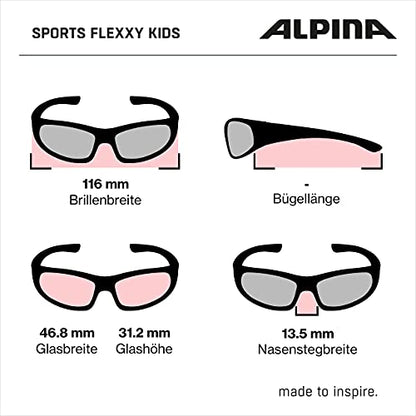 ALPINA Unisex Kinder Sonnenbrille Sonnenbrille (1er Pack)
