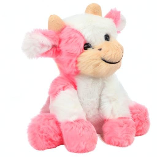 Hopearl Niedliches Plüschkuh-Spielzeug, Schlenker, Milchrinder, weiches Stofftier, niedliches Geburtstag, für Jungen, Mädchen, Kinder, Kleinkinder, 22,9 cm