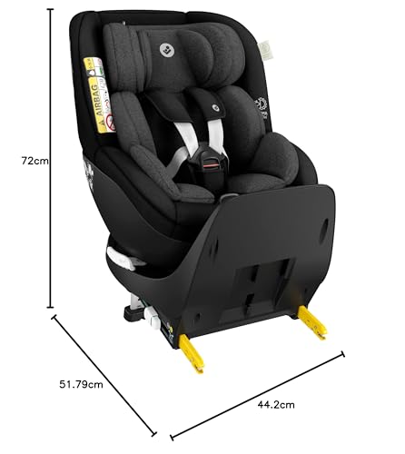Maxi-Cosi Mica Pro Eco i-Size, 360°-Kindersitz mit ISOFIX, 0-4 Jahren, 40-105 cm, ClimaFlow, G-CELL-Seitenaufprallschutz, drehbarer Kindersitz, Neugeborene & Kleinkindsitz, Authentic Graphite - Meloni2