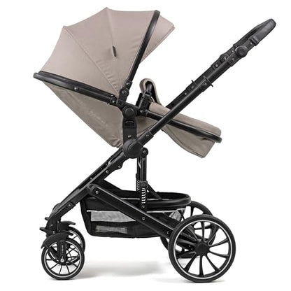 Pixini Neyla Combi Pushchair with Accessories (3-in-1 Set with Baby Seat Black/Black)