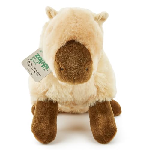 Zappi Co Rhinoceros Rhinoceros Plush Toy (22 cm) Horned Miracle - Soft, Cuddly, 100% Recycled - Mighty African Friend