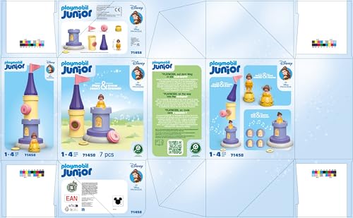 PLAYMOBIL JUNIOR | Disney | Cinderellas Schloss | nachhaltiges Spielzeug für Kinder ab 1 Jahr | 71457