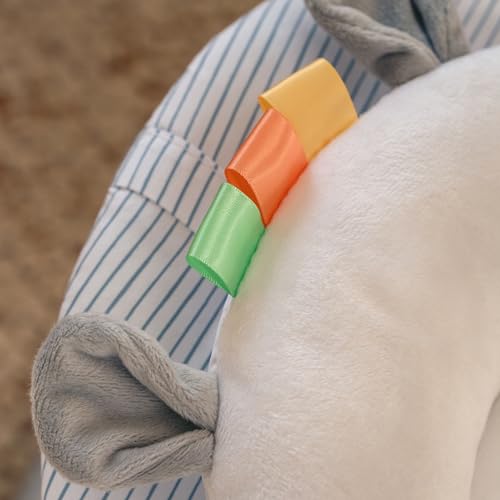 Ingenuity Hugs & Hoots zusammenklappbare & tragbare Babyschaukel, 5 Schaukelgeschwindigkeiten, 8 Melodien, 3 Naturgeräusche, Lautstärkeregulierung und Spielzeugbügel, ab der Geburt bis 9kg
