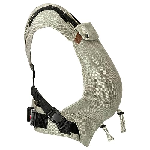 Hoppediz Babytrage Primeo, für Neugeborene ab Geburt, Bauchtrage, Rückentrage, 100% Bio-Baumwolle, Djerba