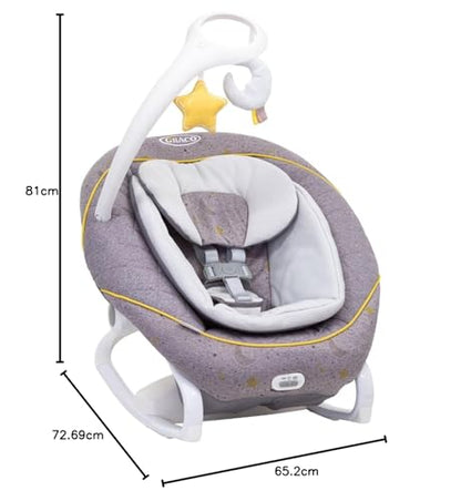 Graco All Ways™ Soother 2-in-1, elektirsche Babyschaukel und tragbare Wippe, ab Geburt bis ca. 9 Monate (9 kg), mit Vibration und einstellbarer Schwunggeschwindigkeit, Little Adventures