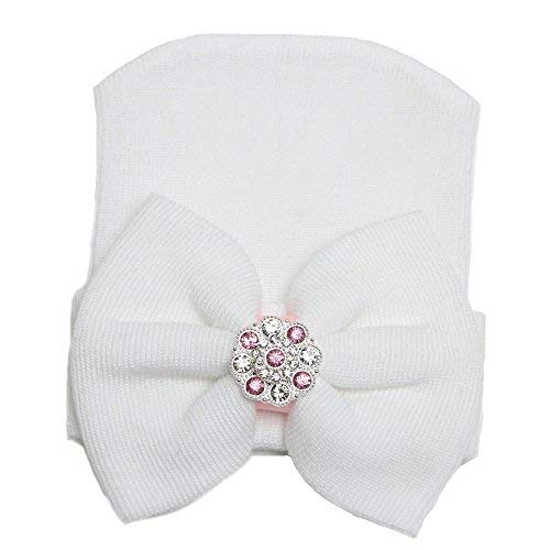 DRESHOW Neugeborenes Baby Mütze Hut und Handschuhe Set Beanie Bekleidung Unisex Infant Hut Kindergarten Mütze Baby Jungen Mädchen 0-6 Monate
