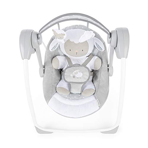 Ingenuity, tragbare Babyschaukel, Cuddle lamp - mit Melodien, Zeit- und Schaukeleinstellung