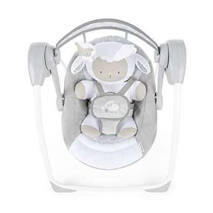 Ingenuity, tragbare Babyschaukel, Cuddle lamp - mit Melodien, Zeit- und Schaukeleinstellung