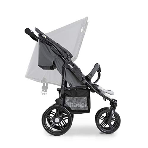 Hauck Roadster Duo SLX Sibling/Twin Pushchair for Babies and Toddlers - Side by Side - Can be used from Birth (with Carry Case) - Slim and Quick Folding