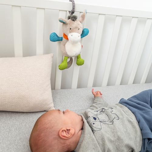 SIGIKID 40356 Spieluhr Hase Musik Mädchen und Jungen Babyspielzeug empfohlen ab Geburt mehrfarbig