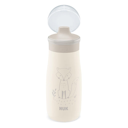 NUK Kiddy Cup Night Trinklernflasche | Schnabeltasse mit Leuchteffekt | 12+ Monate | Auslaufsicher mit harter Trinktülle | Clip und Schutzkappe | BPA-frei | 300 ml | Planeten (blau), 10255678 - Meloni2