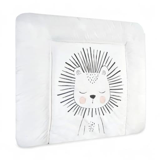 Julius Zöllner Wickelauflage Softy 85x75 cm - Wickelunterlage - wasserdicht und abwischbar - Made in Germany – Oeko-Tex Standard 100 – Schmusebär