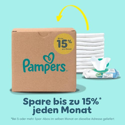 Pampers Premium Protection Größe 6, 144 Windeln, 13kg-18kg, Doppelter Schutz für die Haut und vor Auslaufen