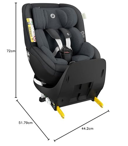 Maxi-Cosi Mica Pro Eco i-Size, 360°-Kindersitz mit ISOFIX, 0-4 Jahren, 40-105 cm, ClimaFlow, G-CELL-Seitenaufprallschutz, drehbarer Kindersitz, Neugeborene & Kleinkindsitz, Authentic Graphite - Meloni2