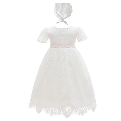 Baby Lange Taufe Kleider Weiße Taufe Kleid Besondere Anlässe Kleider für Mädchen Geburtstag