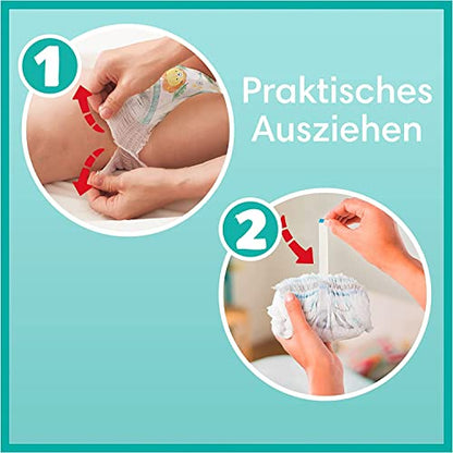 Pampers Baby-Dry Pants Größe 6, 138 Windeln, 13kg-19kg, 360° Passform hilft, Auslaufen zu verhindern