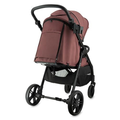 MoMi Kinderbuggy CLARA, Kinderwagen ab dem 6. Lebensmonat, bis 22 kg Körpergewicht, 5-Punkt-Sicherheitsgurt, Fußsack, Getränkehalter, Einkaufskorb, Wickeltasche, Insekten- und Regenschutz