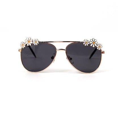 Hifot Sonnenbrille Kinder für Mädchen, Kinder Pilotenbrille mit Edelstahl Metall Gestel Kleinkind Sonnenbrille Kinder Sonnenbrillen 3-12jahre