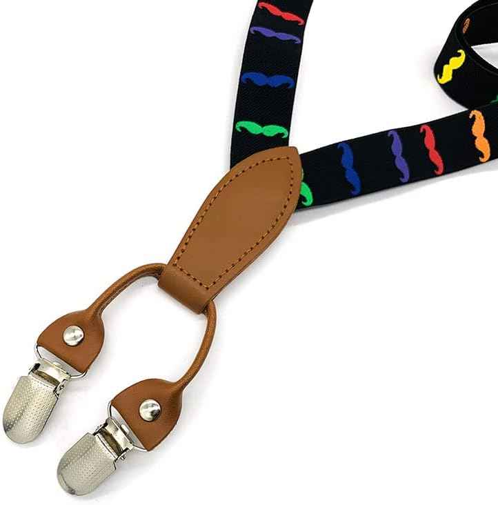 Pack of 2 Children's Braces 4 Clips Y-Shape – 2.5 cm Wide