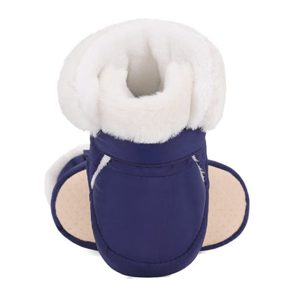 LACOFIA Baby Boys Girls Winter Shoes Baby Winter Boots with Non-Slip Soft Sole Crawling Shoes