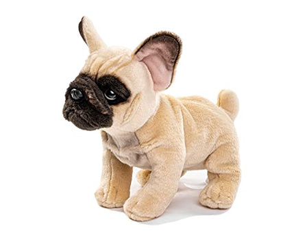Uni-Toys - Französische Bulldogge (beige) - Ohne Leine - 26 cm (Länge) - Plüsch-Hund - Plüschtier, Kuscheltier