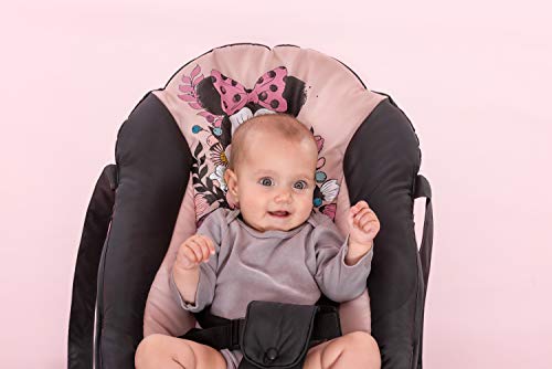 hauck Babywippe Rocky für Babys ab Geburt bis 9 kg, Einhändig Verstellbare Rückenlehne, Schaukelfunktion und Wippfunktion, Leicht Tragbar mit Tragegriff, 3-Punkt-Gurt (Disney Mickey Stars)
