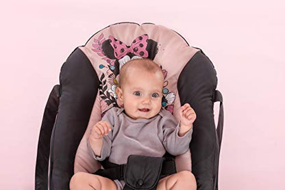 hauck Babywippe Rocky für Babys ab Geburt bis 9 kg, Einhändig Verstellbare Rückenlehne, Schaukelfunktion und Wippfunktion, Leicht Tragbar mit Tragegriff, 3-Punkt-Gurt (Disney Mickey Stars)