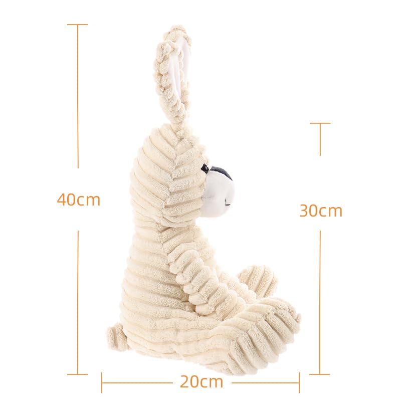 Apricot Lamb Cuddly Toy Green Rabbit 23 cm - Plush Toy Plush Toy for Children and Baby - Fluffy Stuffed Toy for Playing, Gift & Cuddling - Cosy Cuddly Toy - Cord Rabbit
