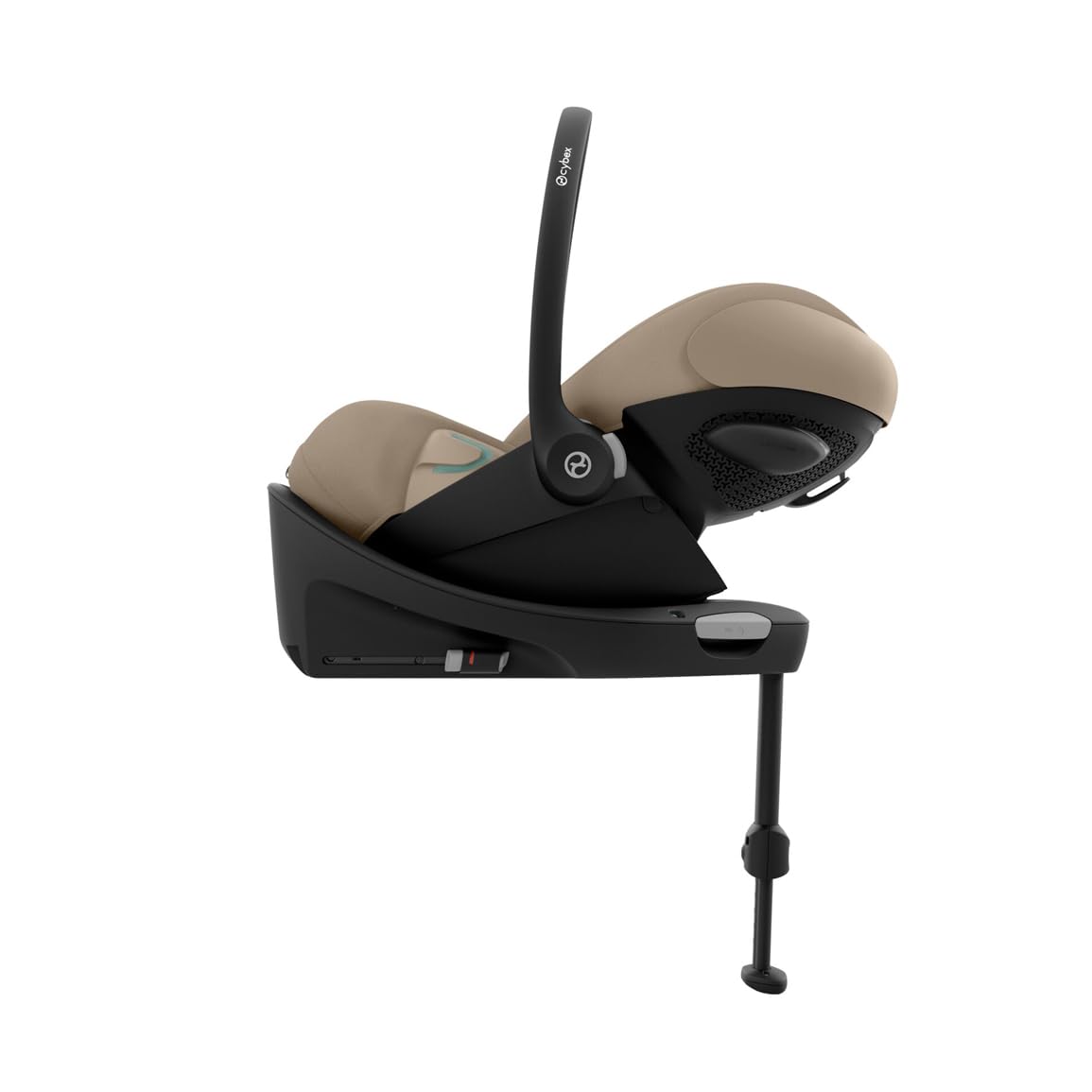 CYBEX Gold Babyschale Cloud G i-Size Comfort, Inkl. Neugeboreneneinlage, Ab Geburt bis ca. 24 Monate, Für Kinder ab 40 cm bis 87 cm, Max. 13 kg, Moon Black - Meloni2