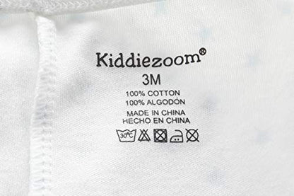 Kiddiezoom Unisex Babyhose für Mädchen Jungen Baby Jogginghose, 4er-Pack